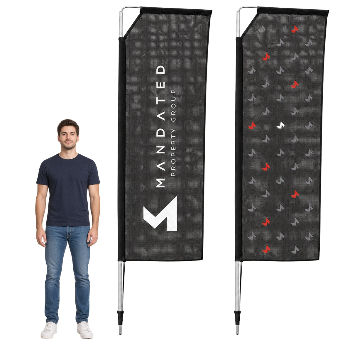 Mandated Telescopic Flags - 3 Meters