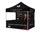 3m x 3m Pitched Roof Gazebo - Aluminium