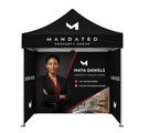 3m x 3m Pitched Roof Gazebo - Aluminium