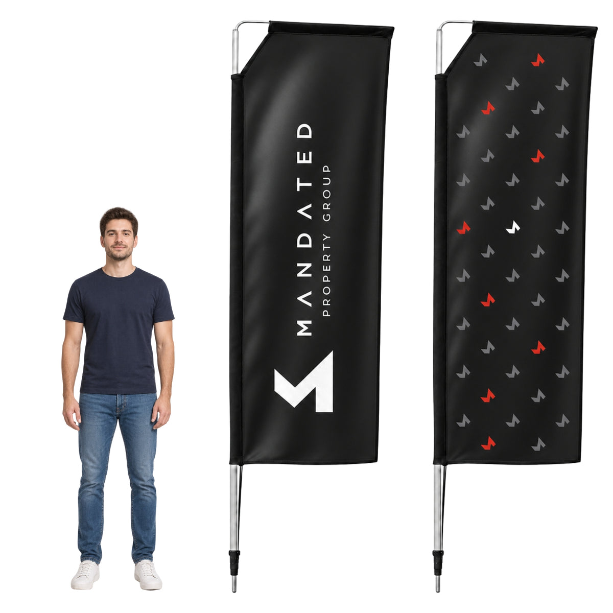 Mandated Telescopic Flags - 3 Meters