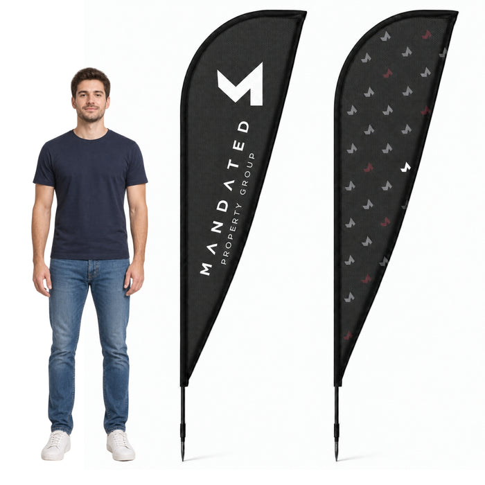 Mandated Teardrop Banners