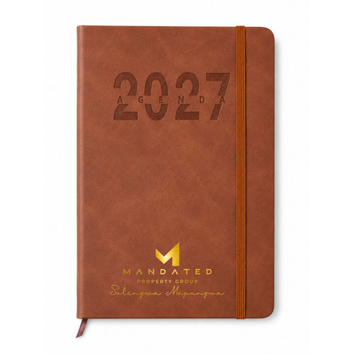 A5 Agenda Diary 2027 - Premium Daily Planner with page-a-day layout