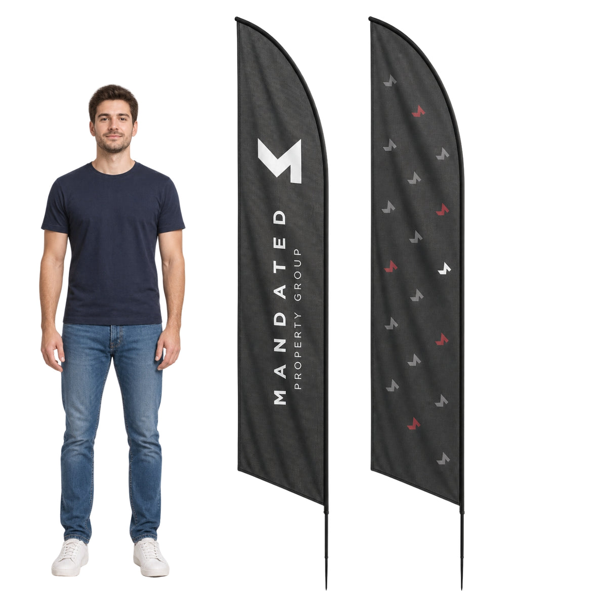 Mandated Arcfin Flag - 2 Meters