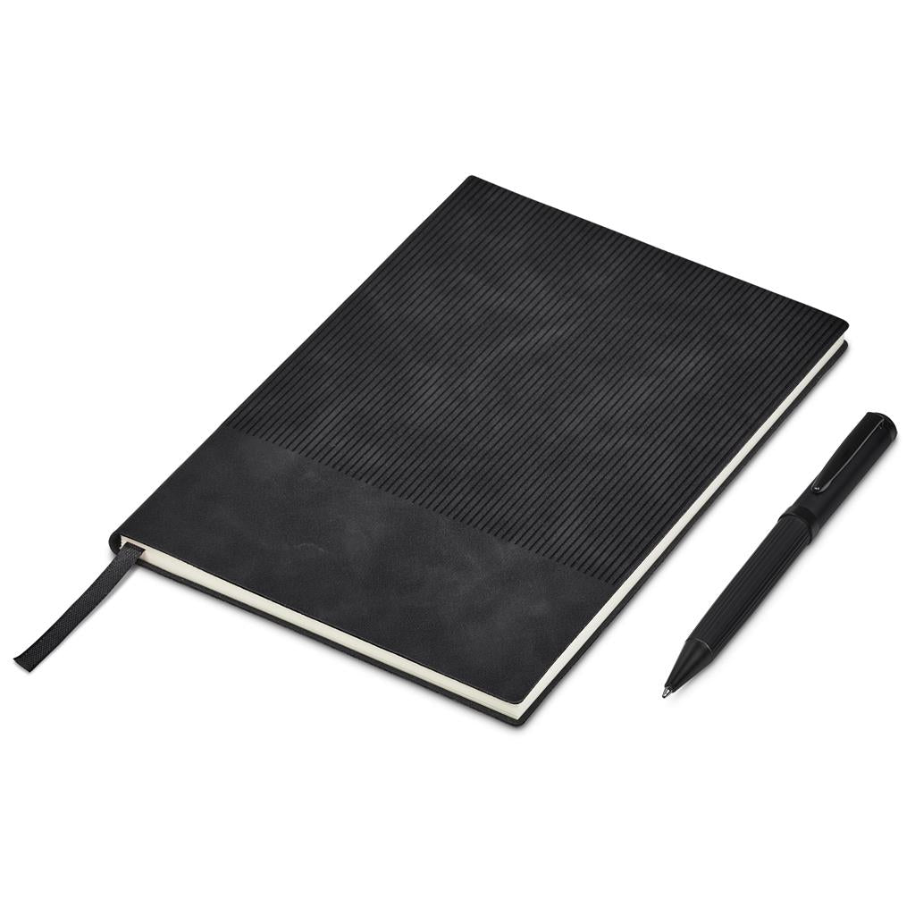 Velour Executive Notebook & Pen Gift Set