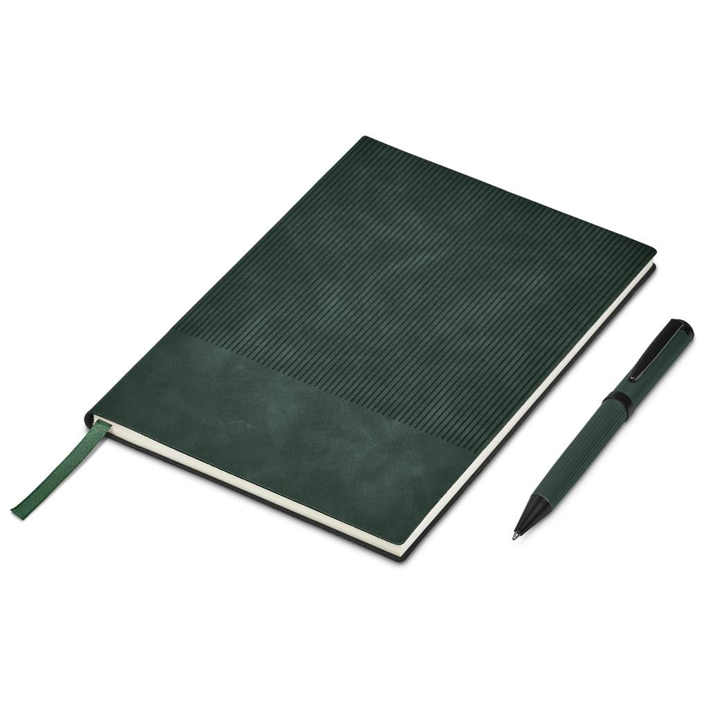 Velour Executive Notebook & Pen Gift Set