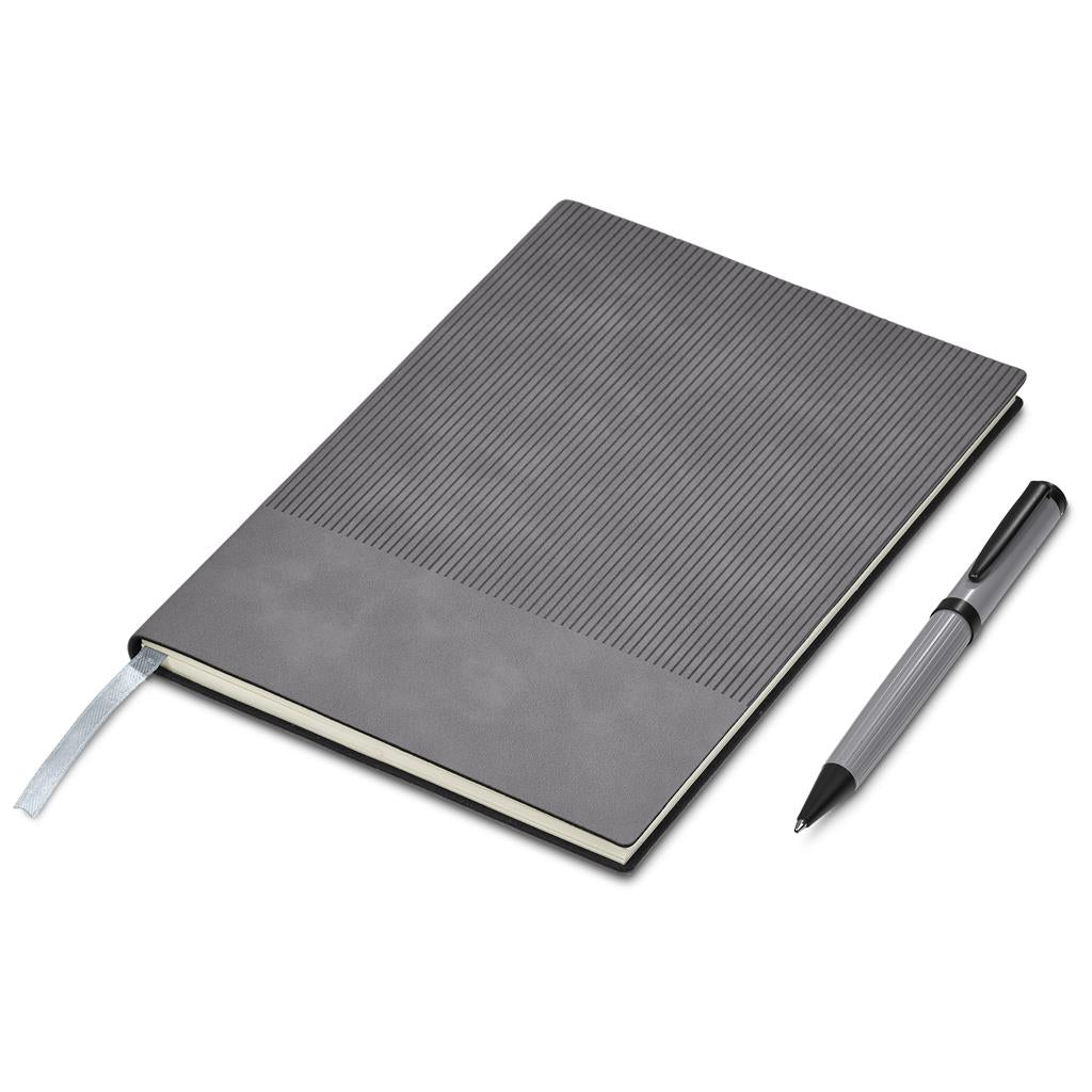 Velour Executive Notebook & Pen Gift Set
