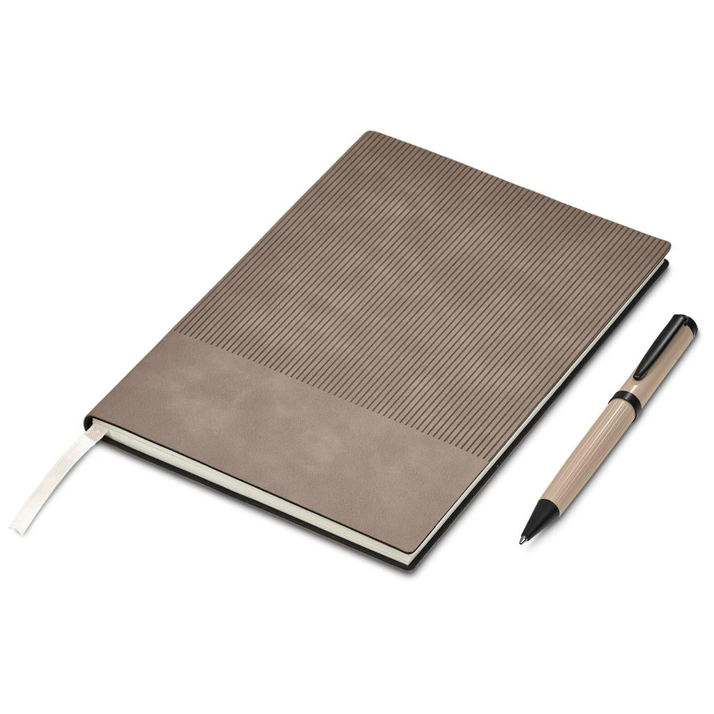 Velour Executive Notebook & Pen Gift Set