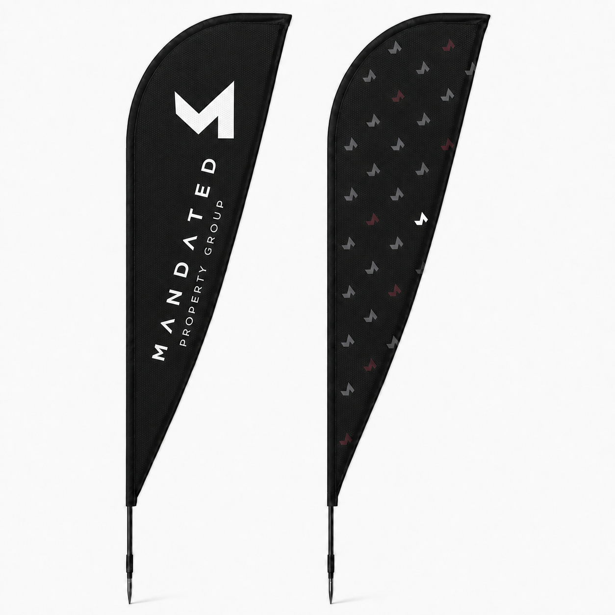 Sublimated Sharkfin Flags