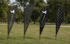 Mandated Teardrop Flags - 3 Meters