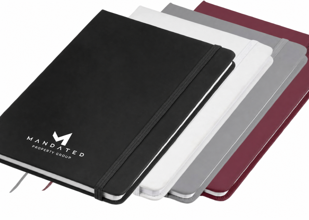 Omega A5 Hard Cover Notebook