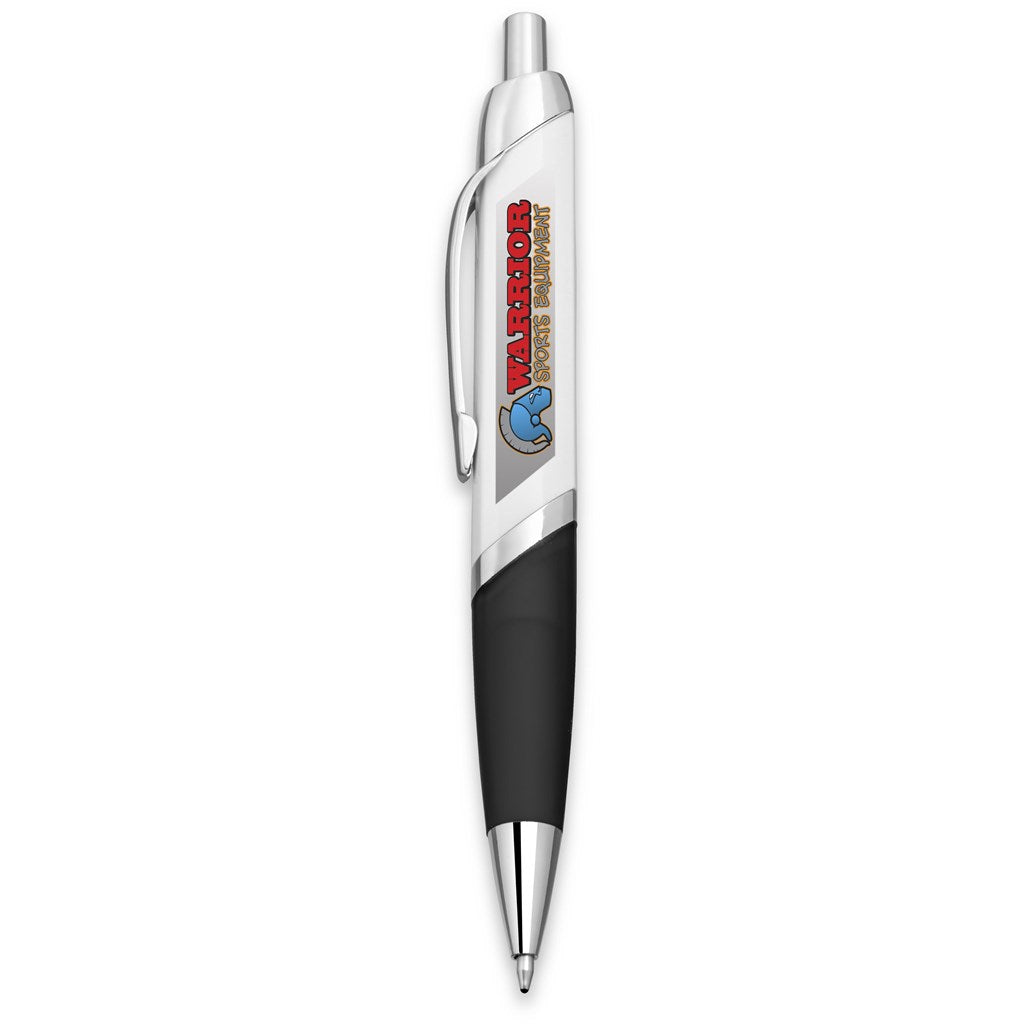 Flat Barrel Signature Pen – Full Colour Branding Edition