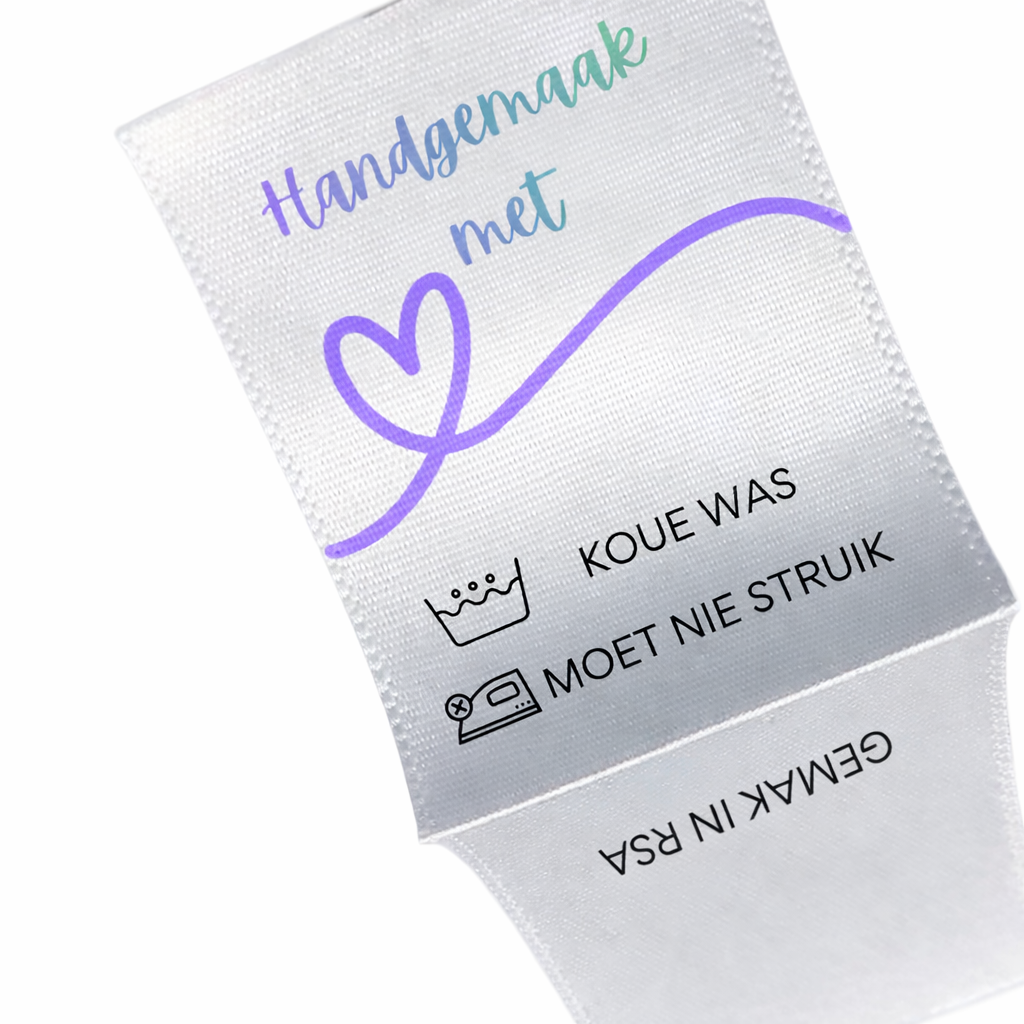 Satin Clothing Labels