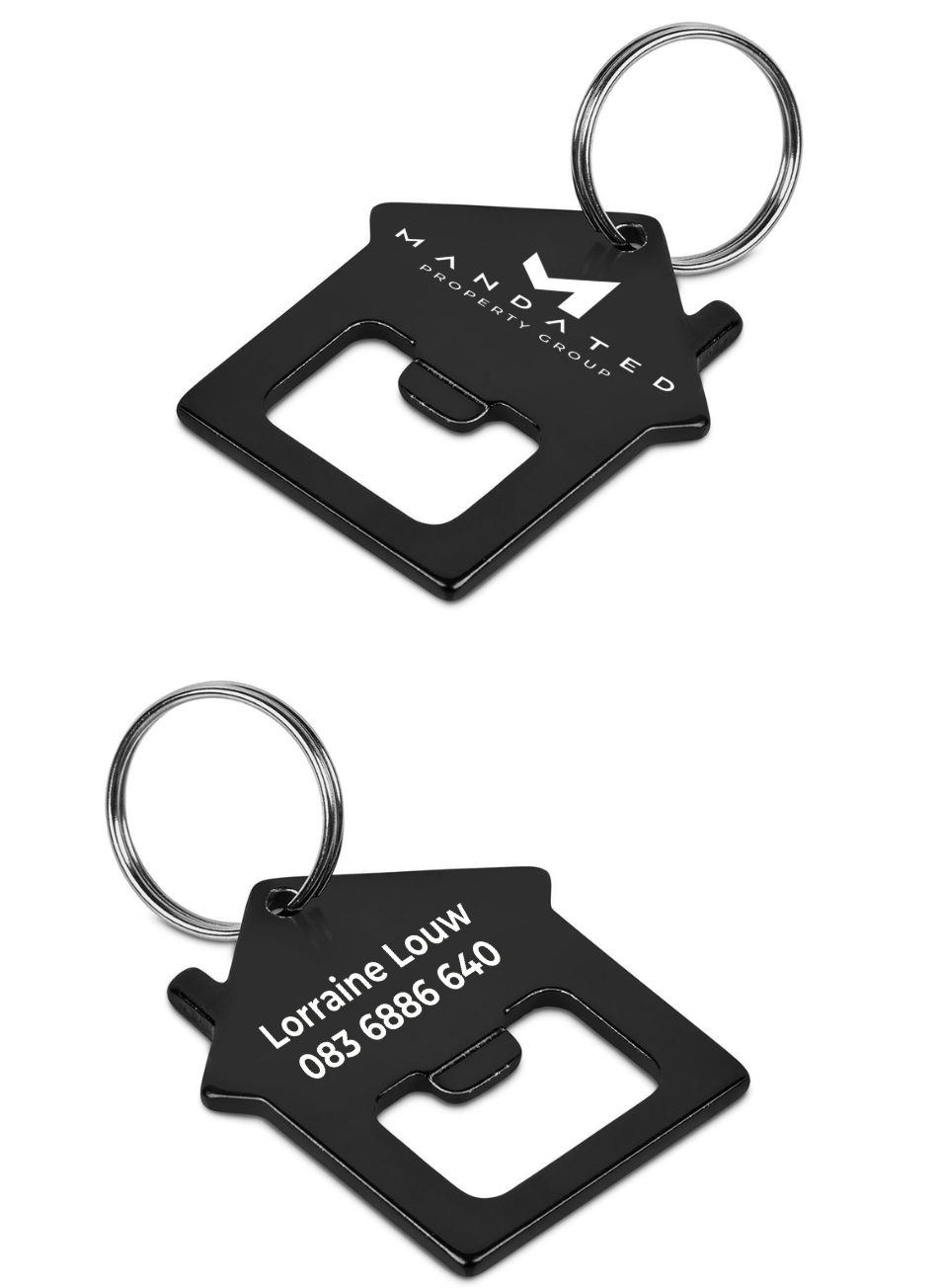 House Key Bottle Opener Keyring