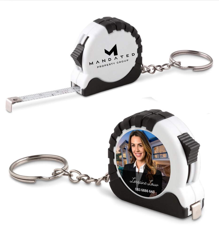Mini Tape Measure Key holder