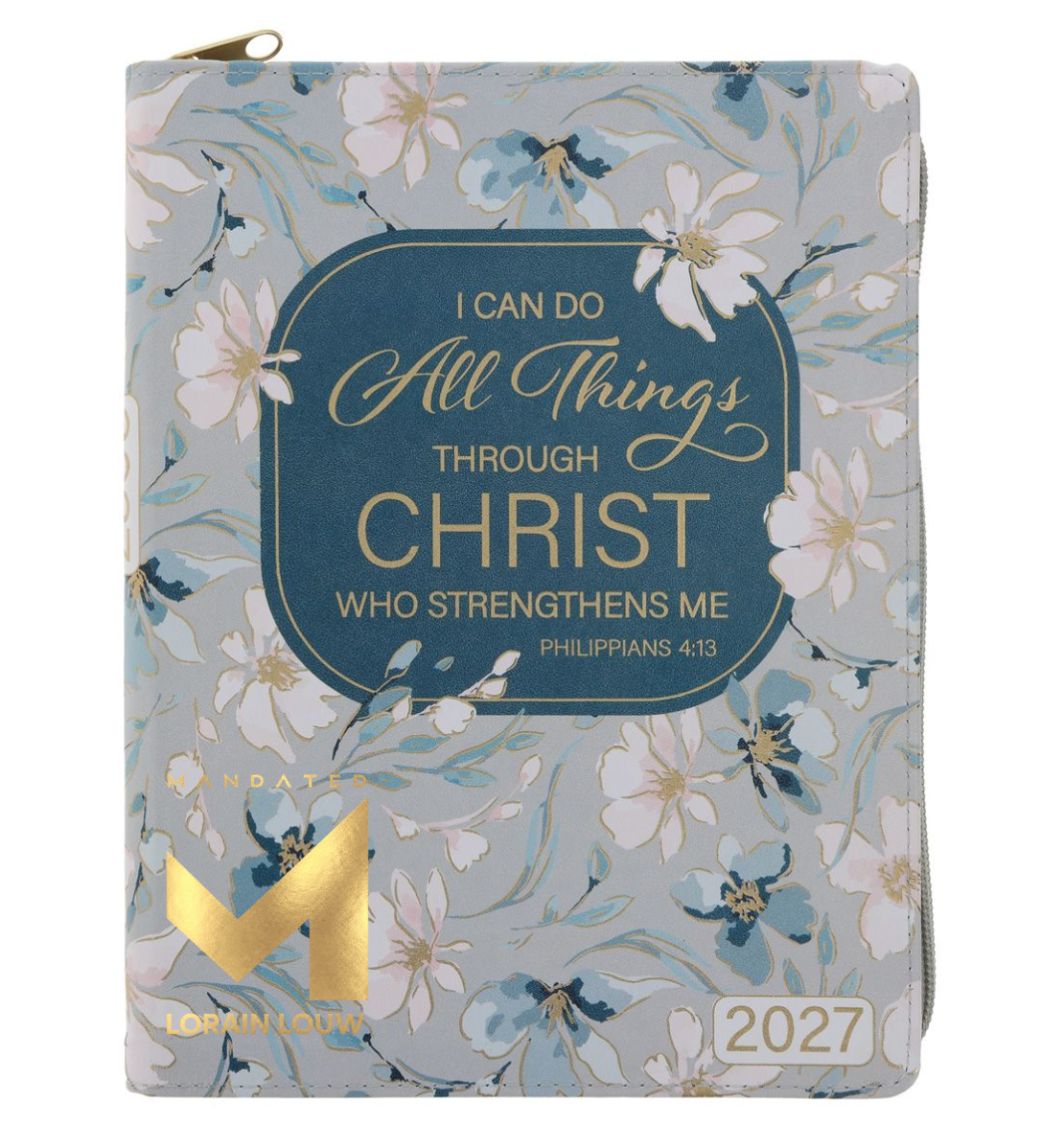 A5 Christian Zip Close 2027 Weekly Planner