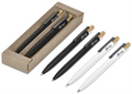 EcoFusion Bamboo Metal Pen & Pencil Set