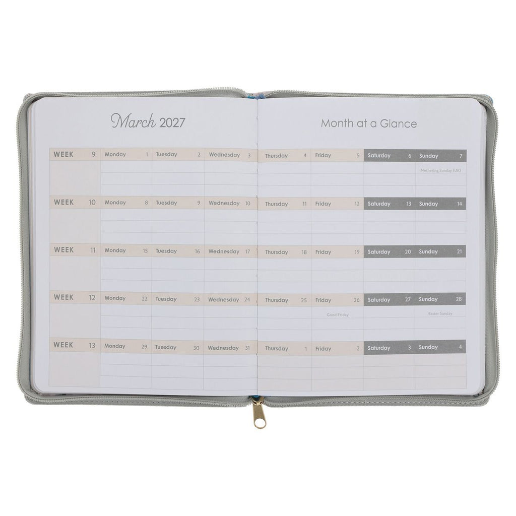 A5 Christian Zip Close 2027 Weekly Planner