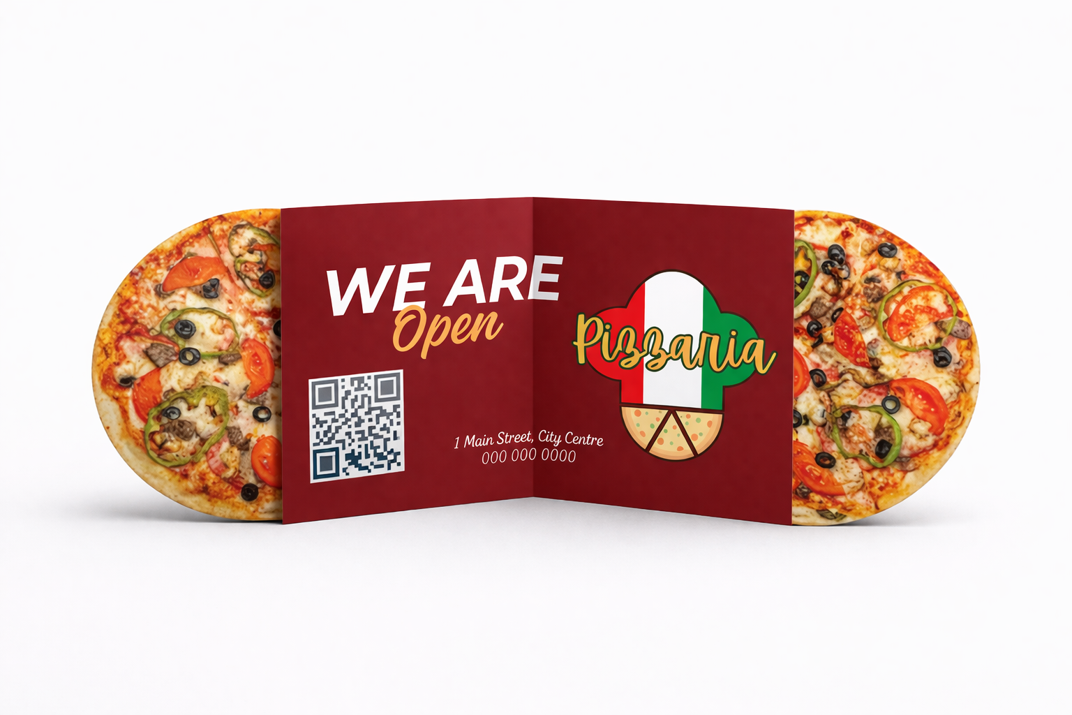 Folded Business Cards